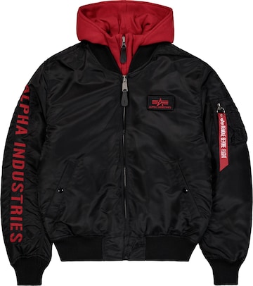 ALPHA INDUSTRIES Kurtka przejściowa w kolorze czarny: przód