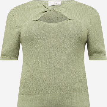 T-shirt Guido Maria Kretschmer Curvy en vert : devant