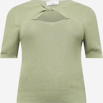 T-shirt Guido Maria Kretschmer Curvy en vert : devant