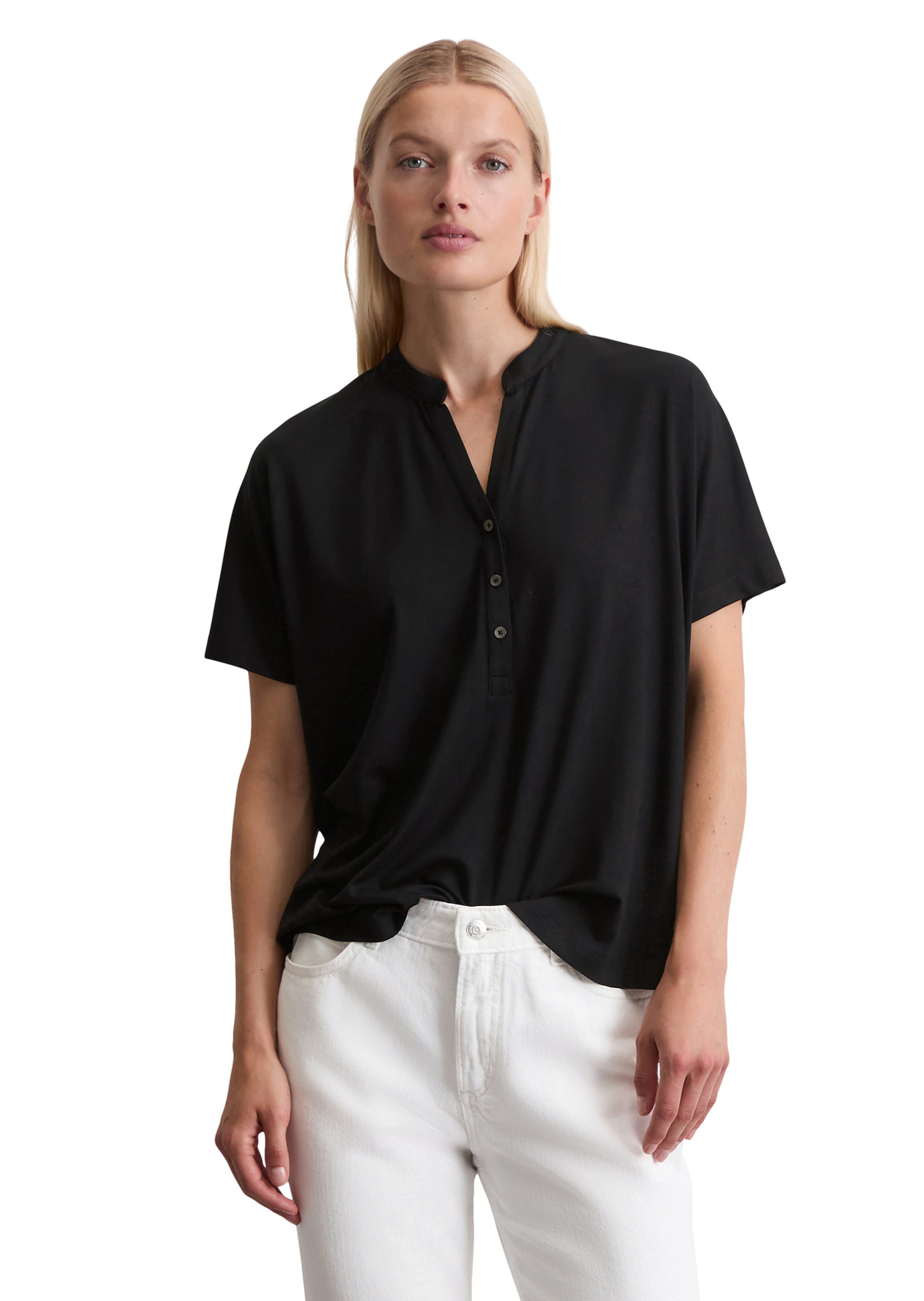 Marc O'Polo Blouse in Black: front