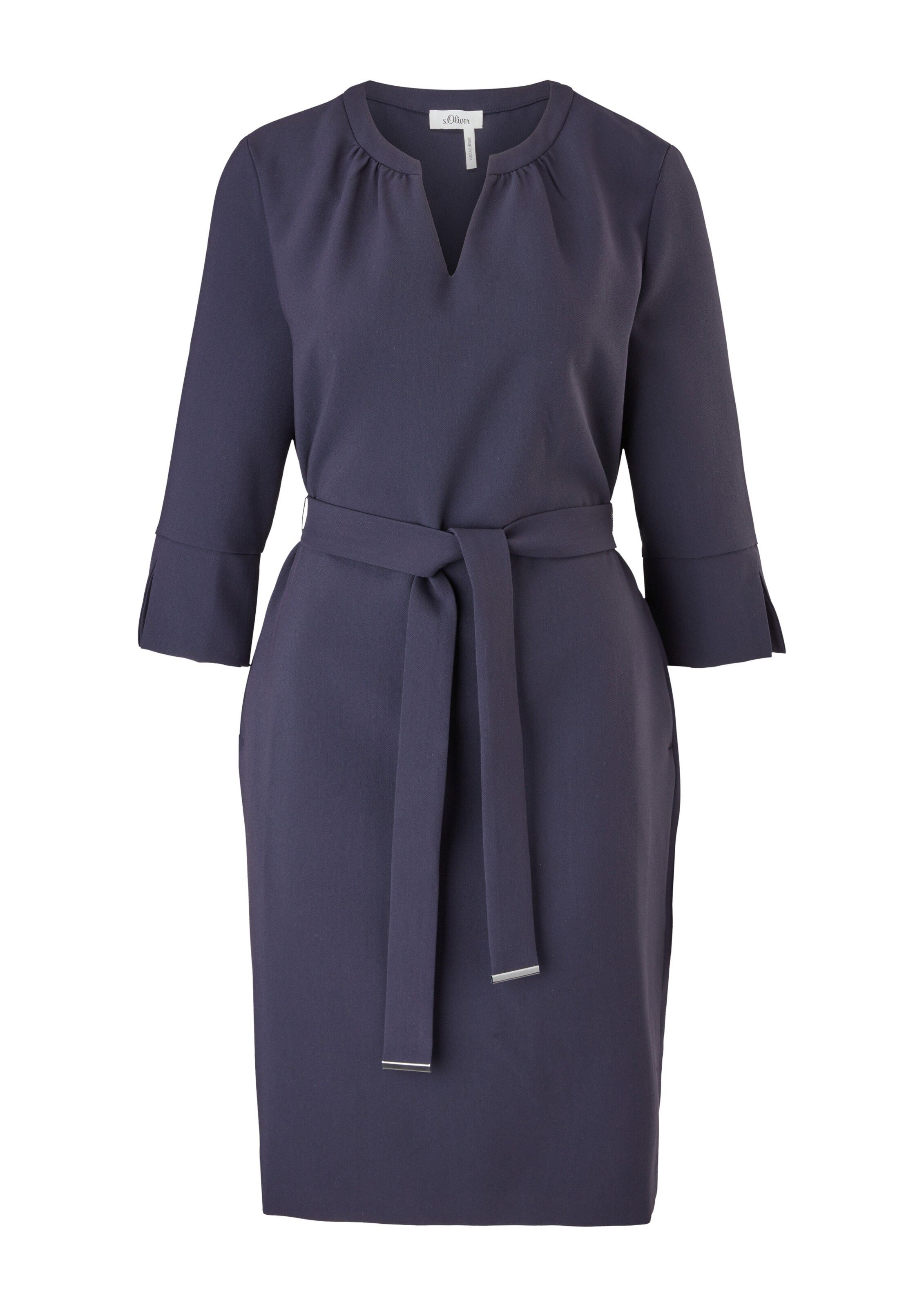 Robe s.Oliver BLACK LABEL en bleu : devant