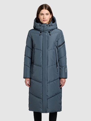 khujo Zimní kabát 'Sonje6' – modrá: přední strana