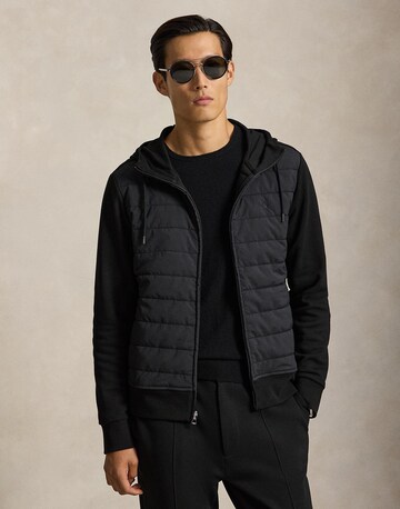 Polo Ralph Lauren - Casaco em moletão em preto: frente