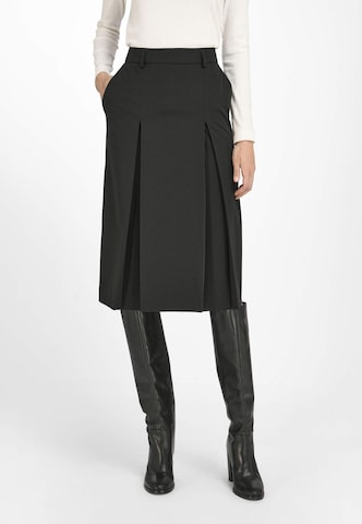 Peter Hahn Faltenrock Skirt in Schwarz: predná strana