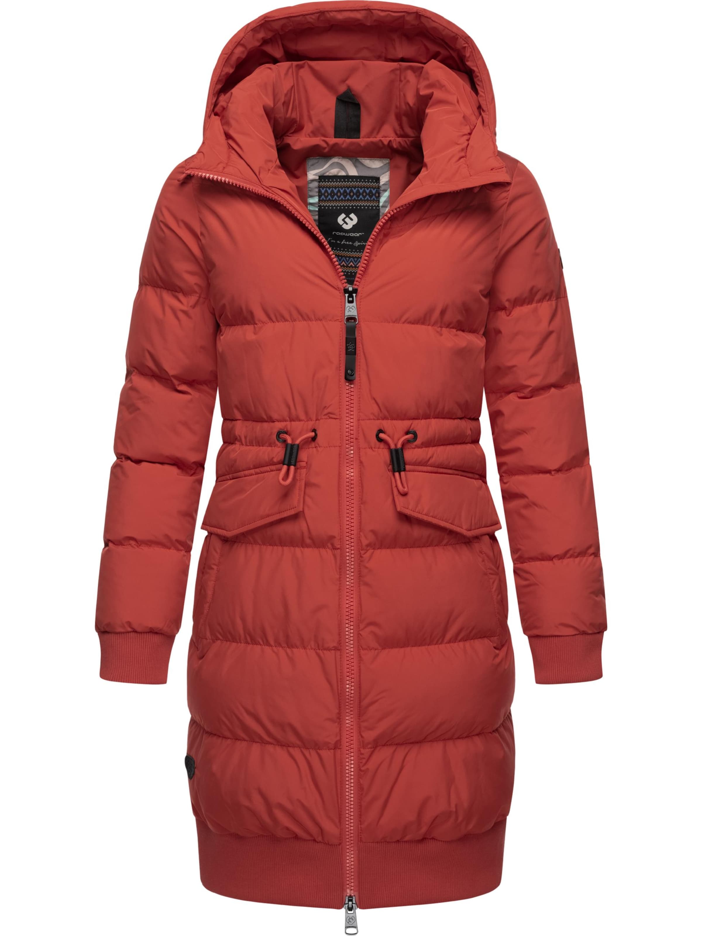 Manteau fonctionnel 'Briosh' Ragwear en rouge