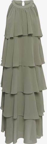 Cream Jurk 'Amaya' in Grijs: voorkant