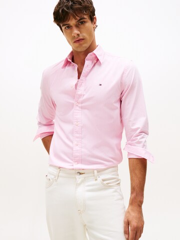 TOMMY HILFIGER Regular fit Button Up Shirt in Pink: front