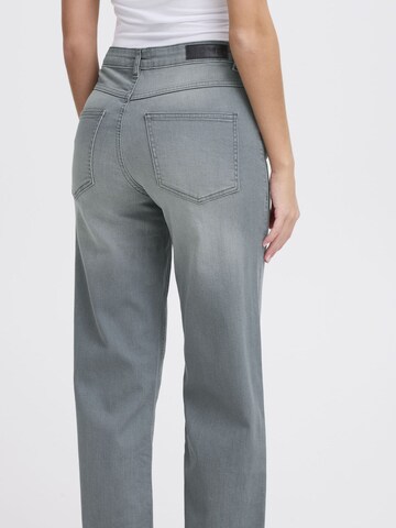 Loosefit Jeans ' IHTWIGGY STRAIGHT ' di ICHI in grigio