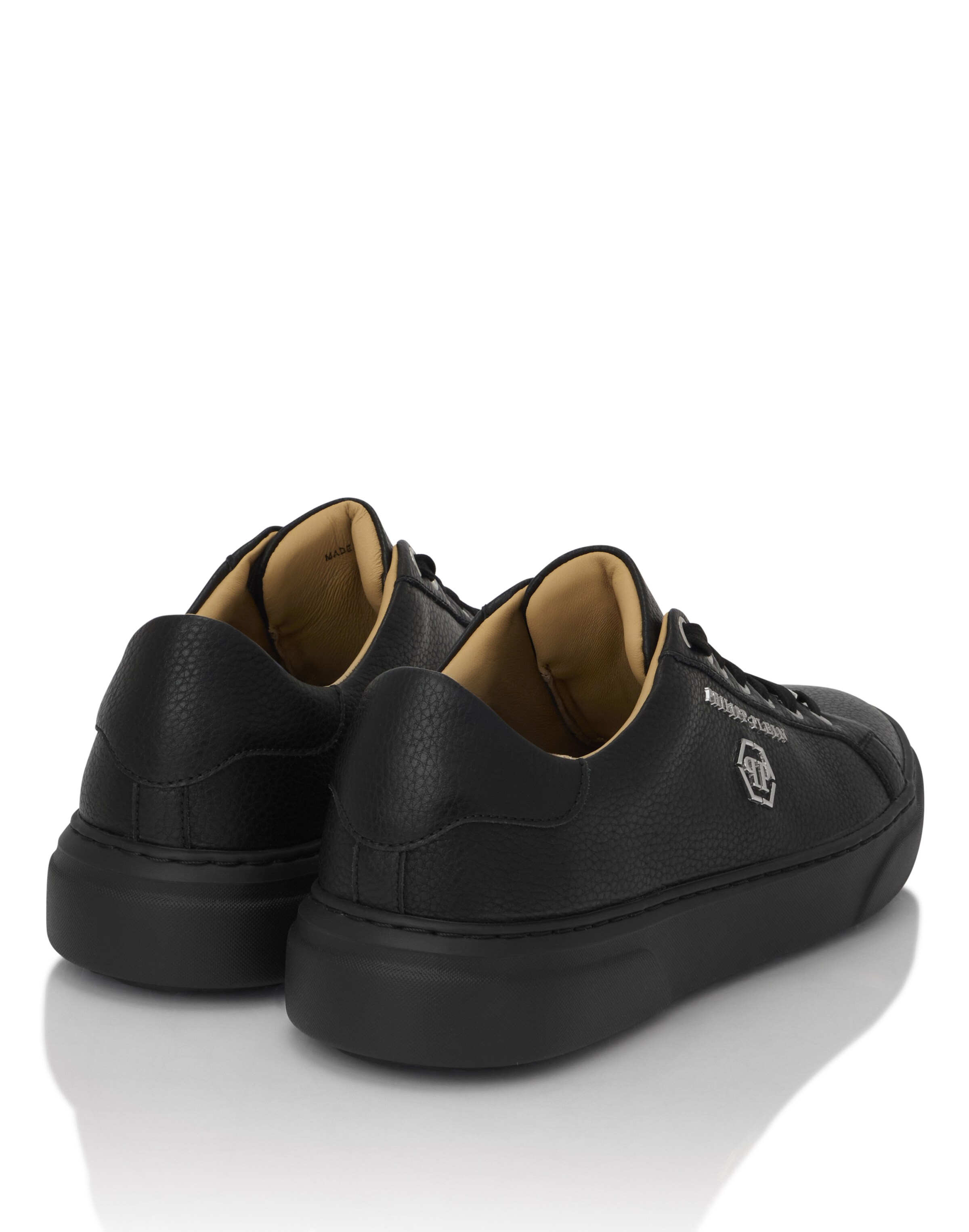 Baskets basses 'Hexagon' Philipp Plein en noir