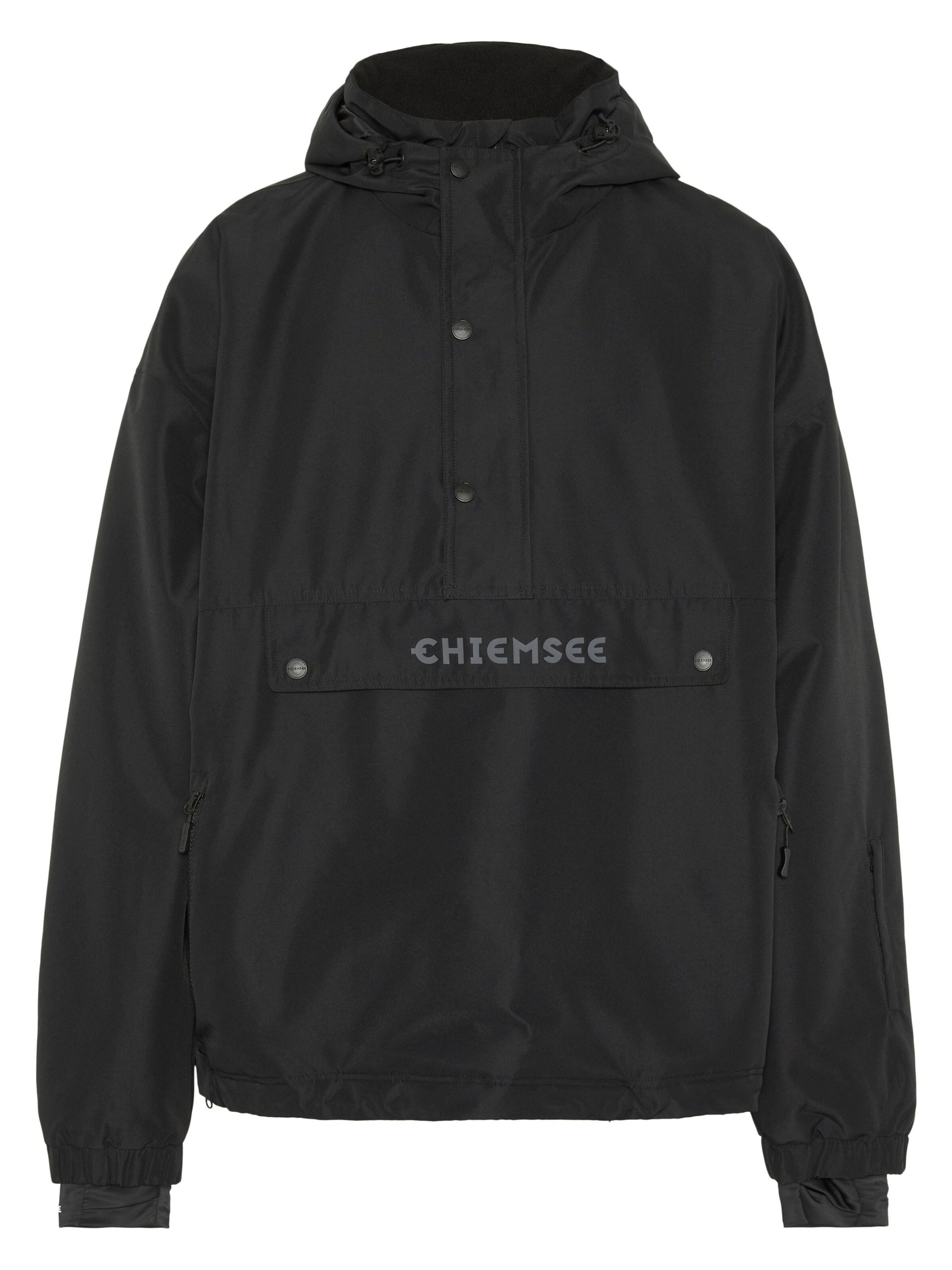 CHIEMSEE Athletic Jacket in Black: front
