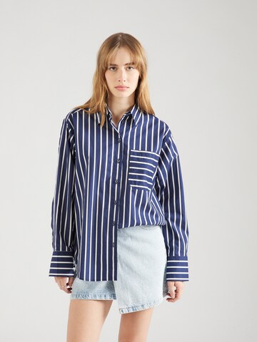 Lindex Blouse 'April' in Blauw: voorkant