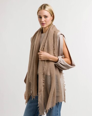 FRAAS Schal in Braun: Vorderseite