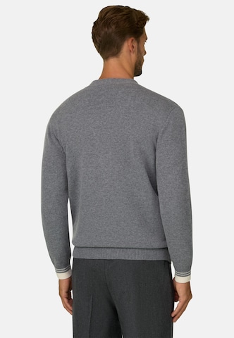 Boggi Milano Strickjacke in Grau: Rückseite
