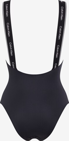 Calvin Klein Swimwear Badeanzug in Schwarz