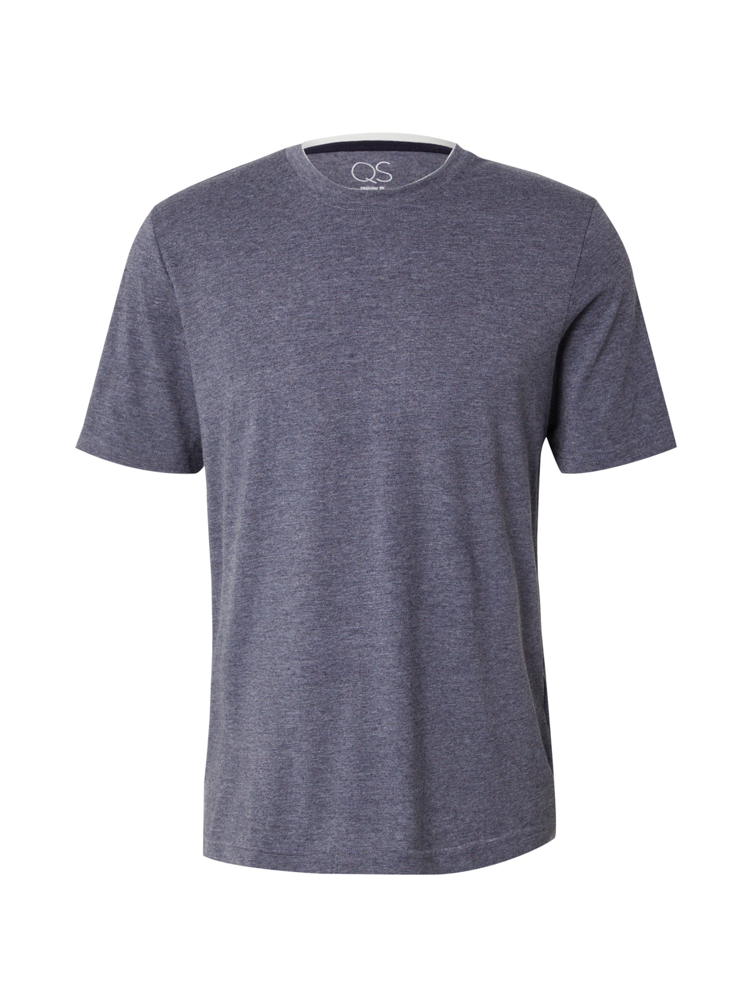 QS T-shirt i blå: framsida
