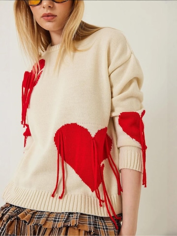 Bianco Lucci Kampsun 'Pullover', värv beež