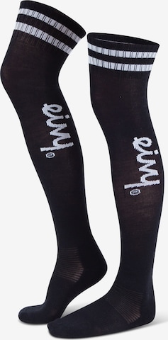 Chaussettes de sport Eivy en noir : devant