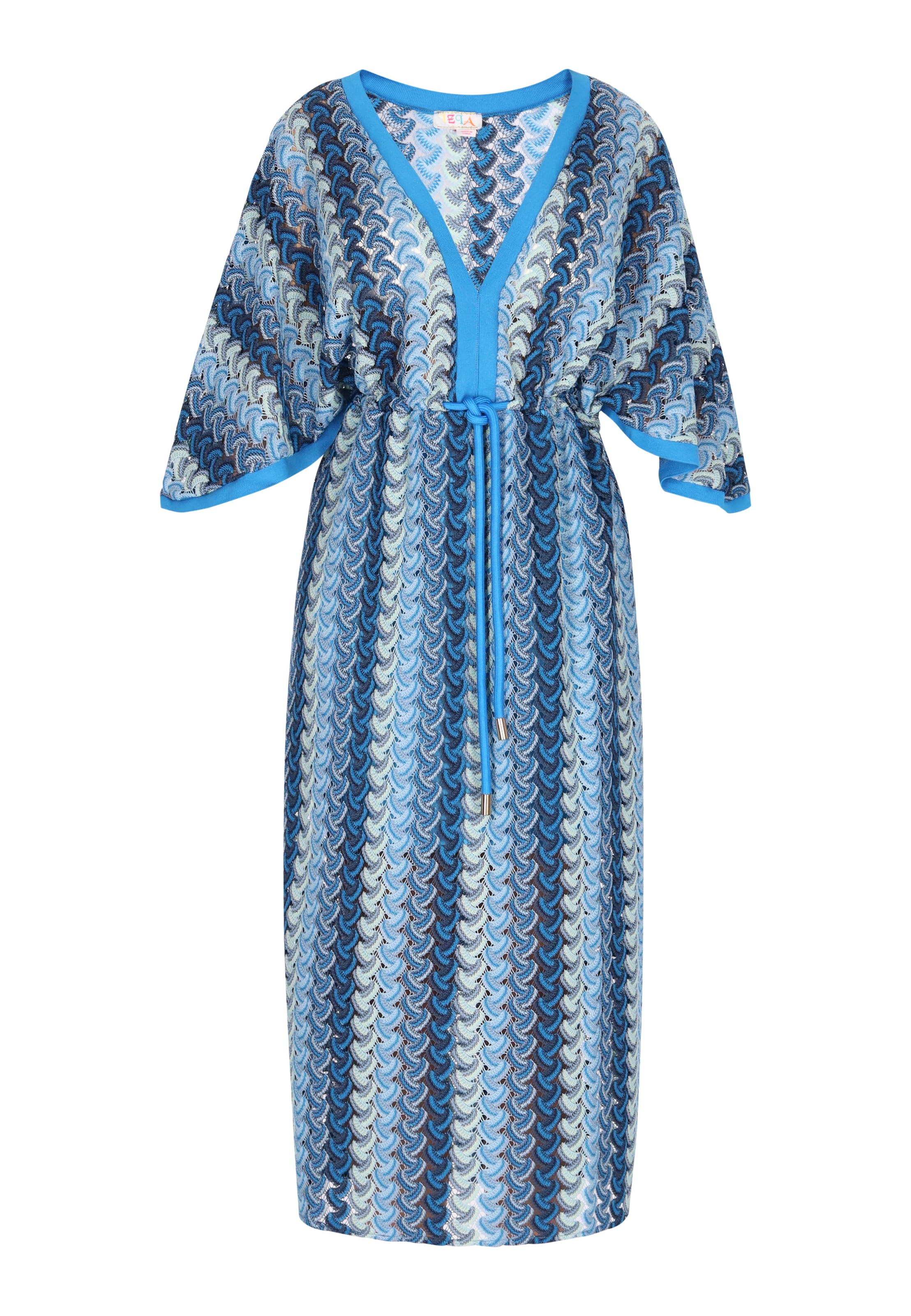 IZIA Καλοκαιρινό φόρεμα σε μπλε: μπροστά