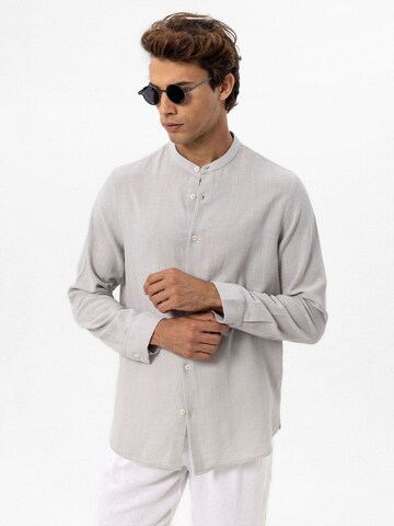 Antioch Regular Fit Hemd 'Italo' in Grau