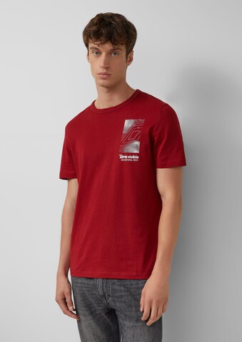 T-Shirt s.Oliver en rouge : devant