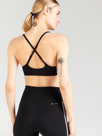 ADIDAS PERFORMANCE Trojuholníky Športová podprsenka - Čierna