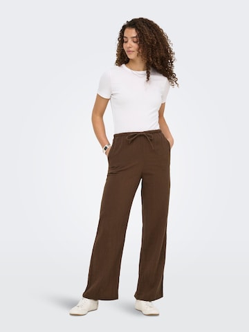 ONLY Regular Hose 'ONLThyra' in Braun