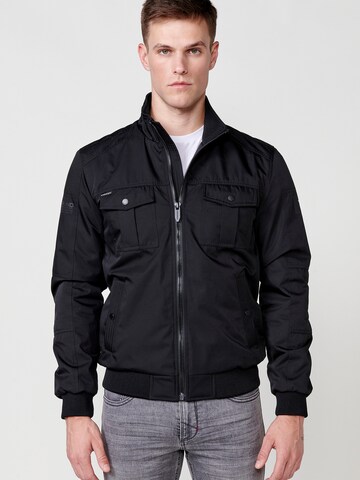 KOROSHI Jacke in Schwarz: Vorderseite