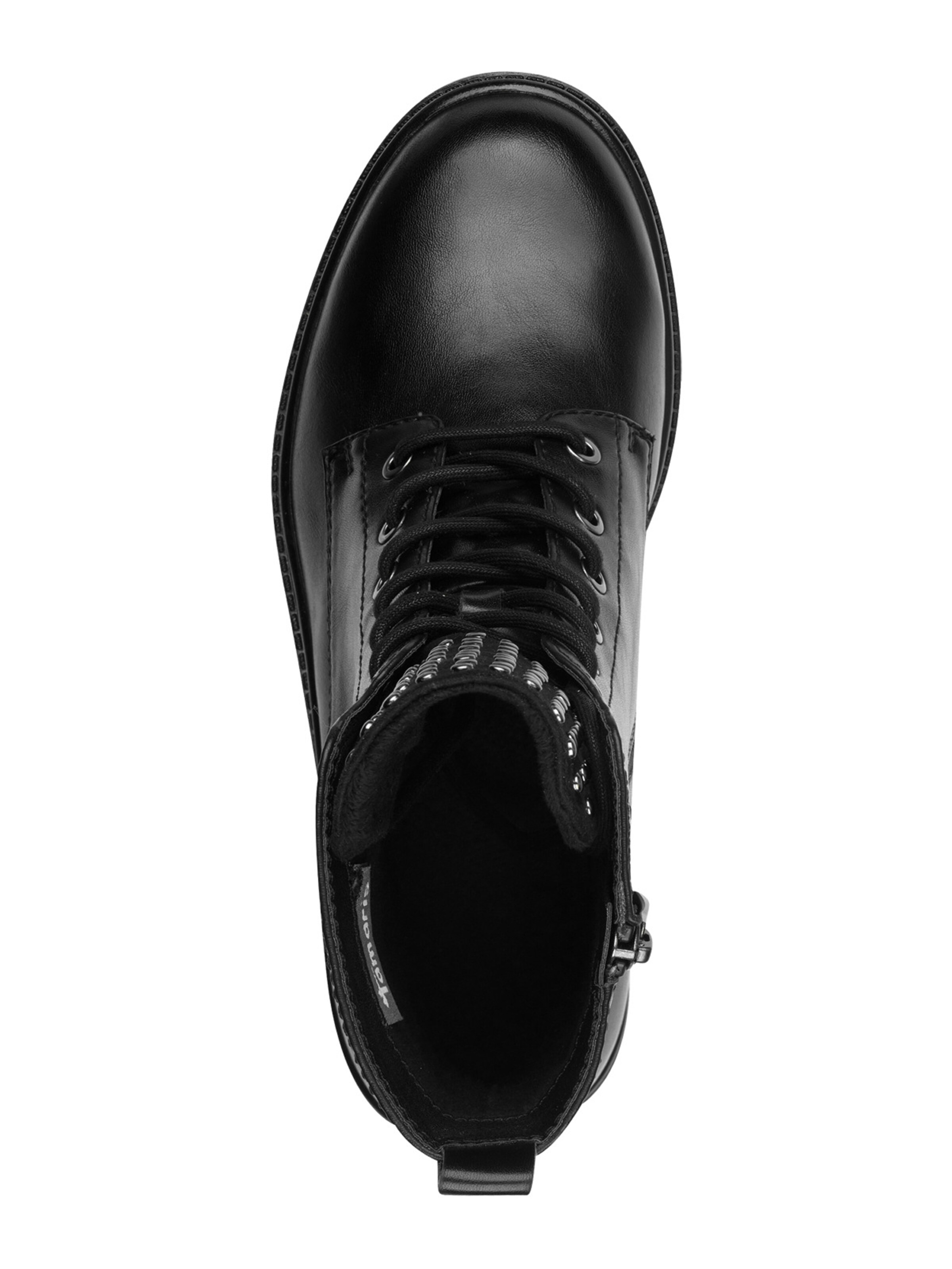 Tamaris Lace-up bootie in Black