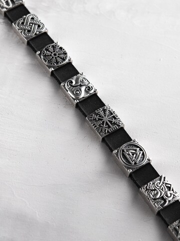 REYTEL - Pulsera 'VIKINGS MIDGAR' en plata