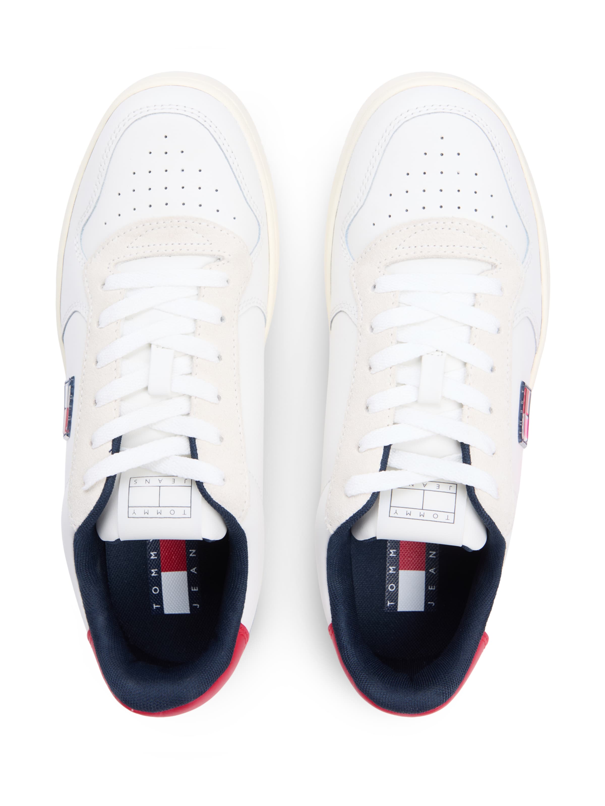 Tommy Jeans Tenisky 'RETRO BASKET' – bílá: vrchní strana