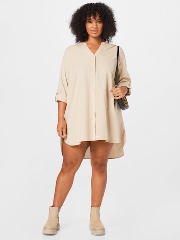 EVOKED Bluse in Beige