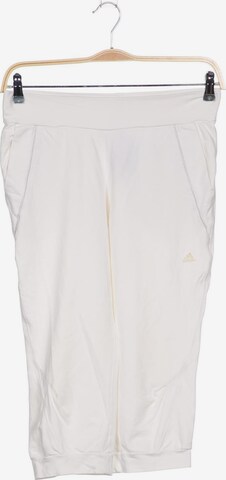 ADIDAS PERFORMANCE Pants in S in White: front