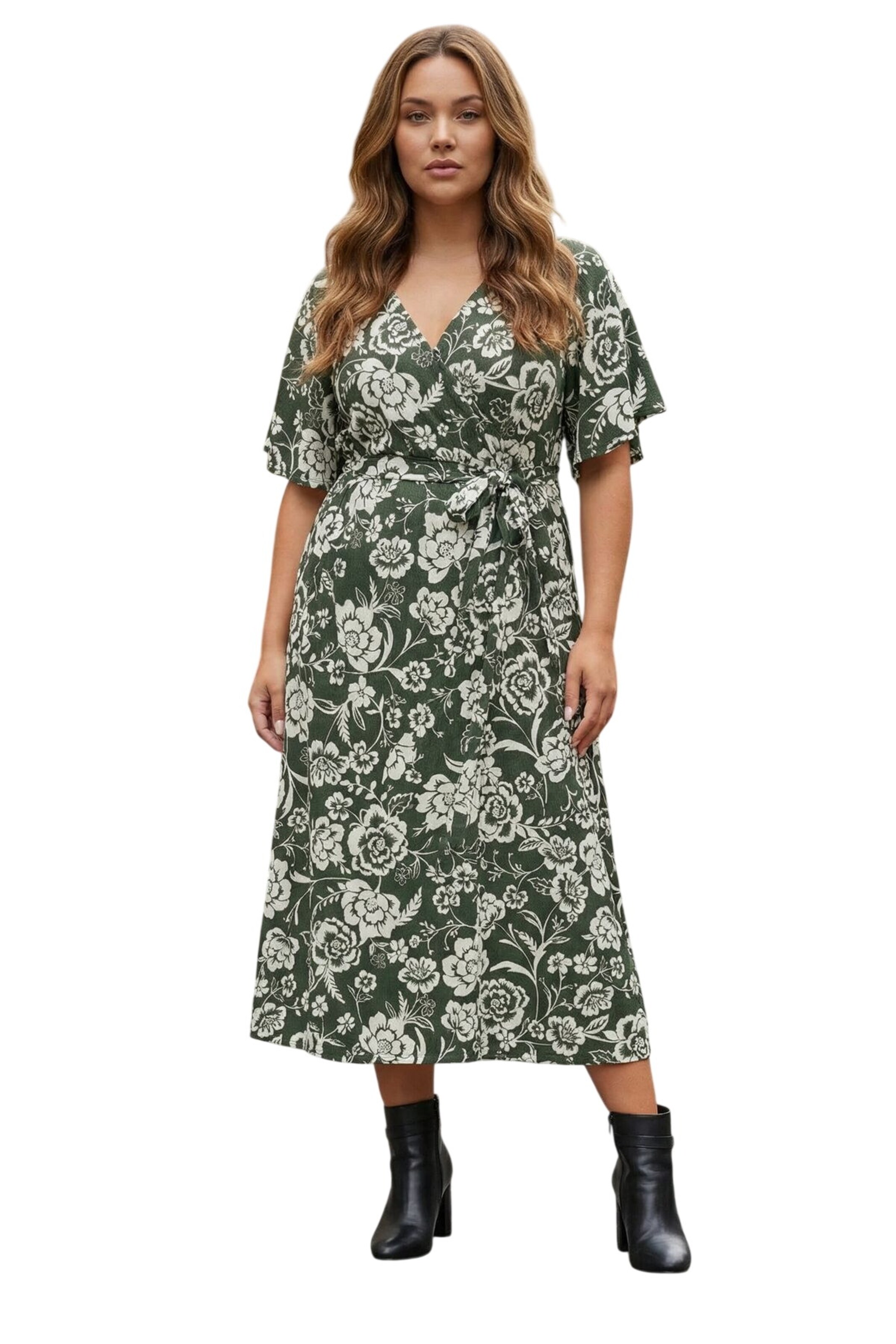 Stil Diva Jurk in Groen: voorkant