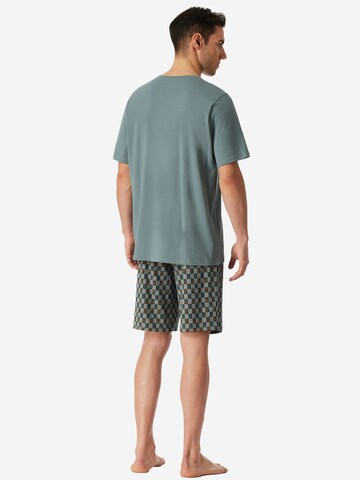 Pyjama court 'Casual Essentials' SCHIESSER en vert