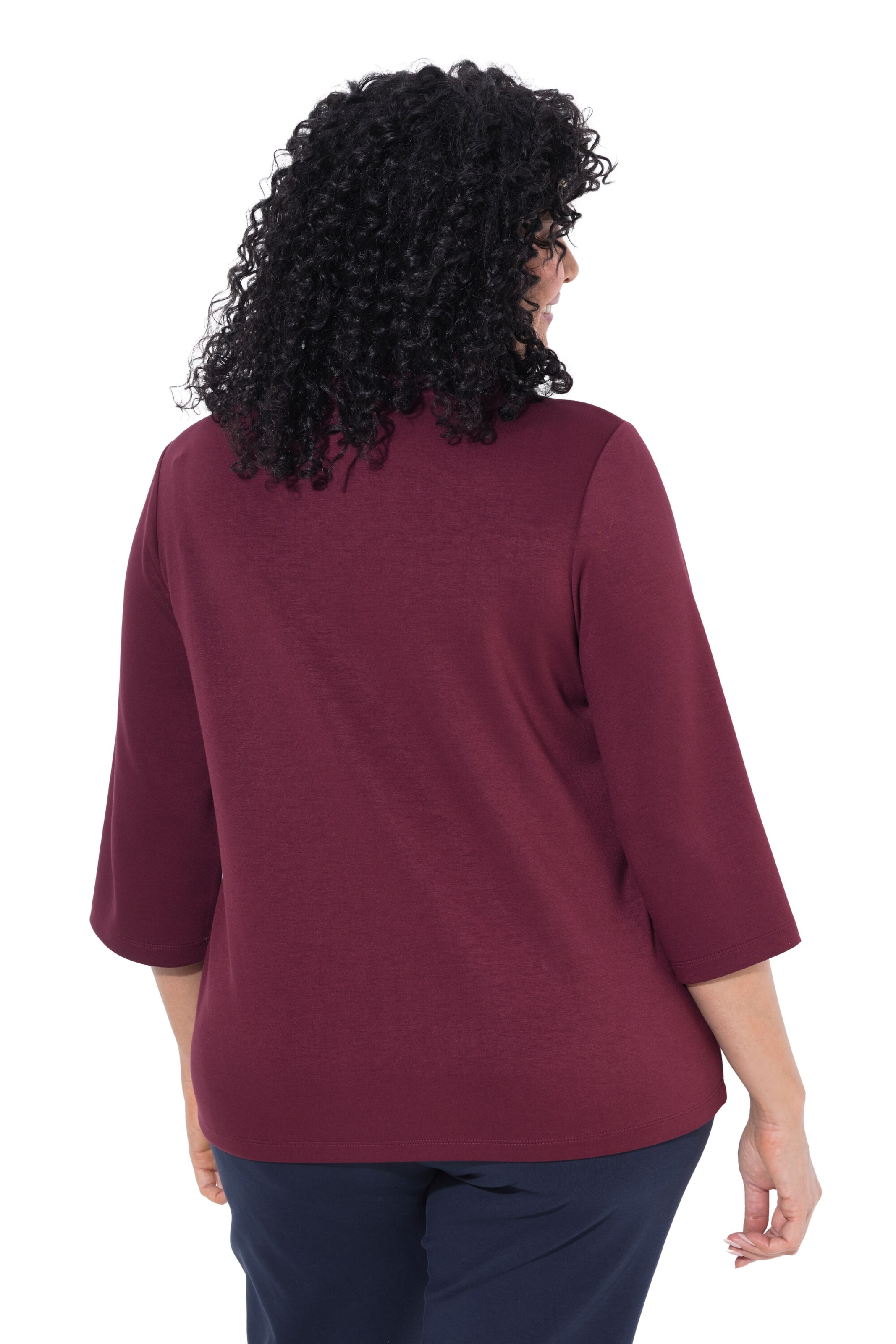 Ulla Popken Sweatshirt in Rood