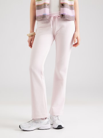 HOLLISTER Разкроени Панталон в розово: отпред