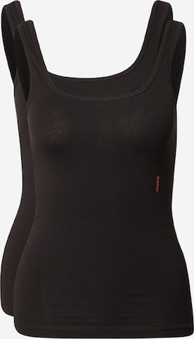 Maillot de corps HUGO Red en noir : devant