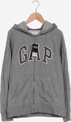 GAP Sweatshirt & Zip-Up Hoodie in XS in Grey: front