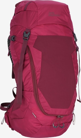 JACK WOLFSKIN Sports Backpack 'Crosstrail' in Pink