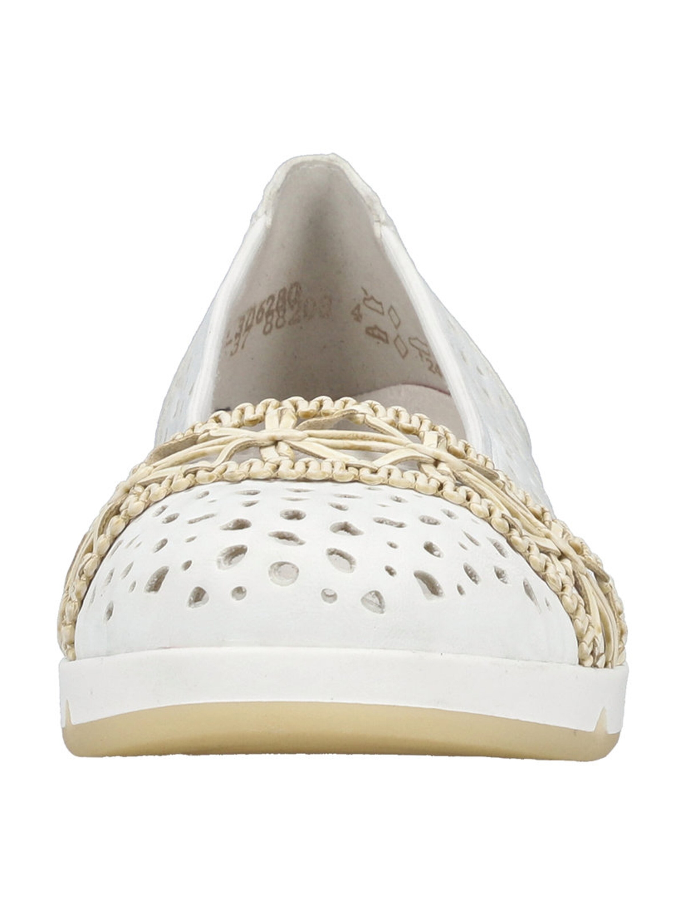 Ballerines Rieker en blanc