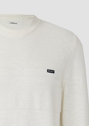 s.Oliver Pullover in Weiß
