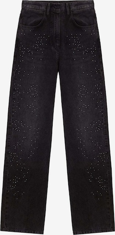 Scalpers Regular Jeans 'Strass' i svart: framsida