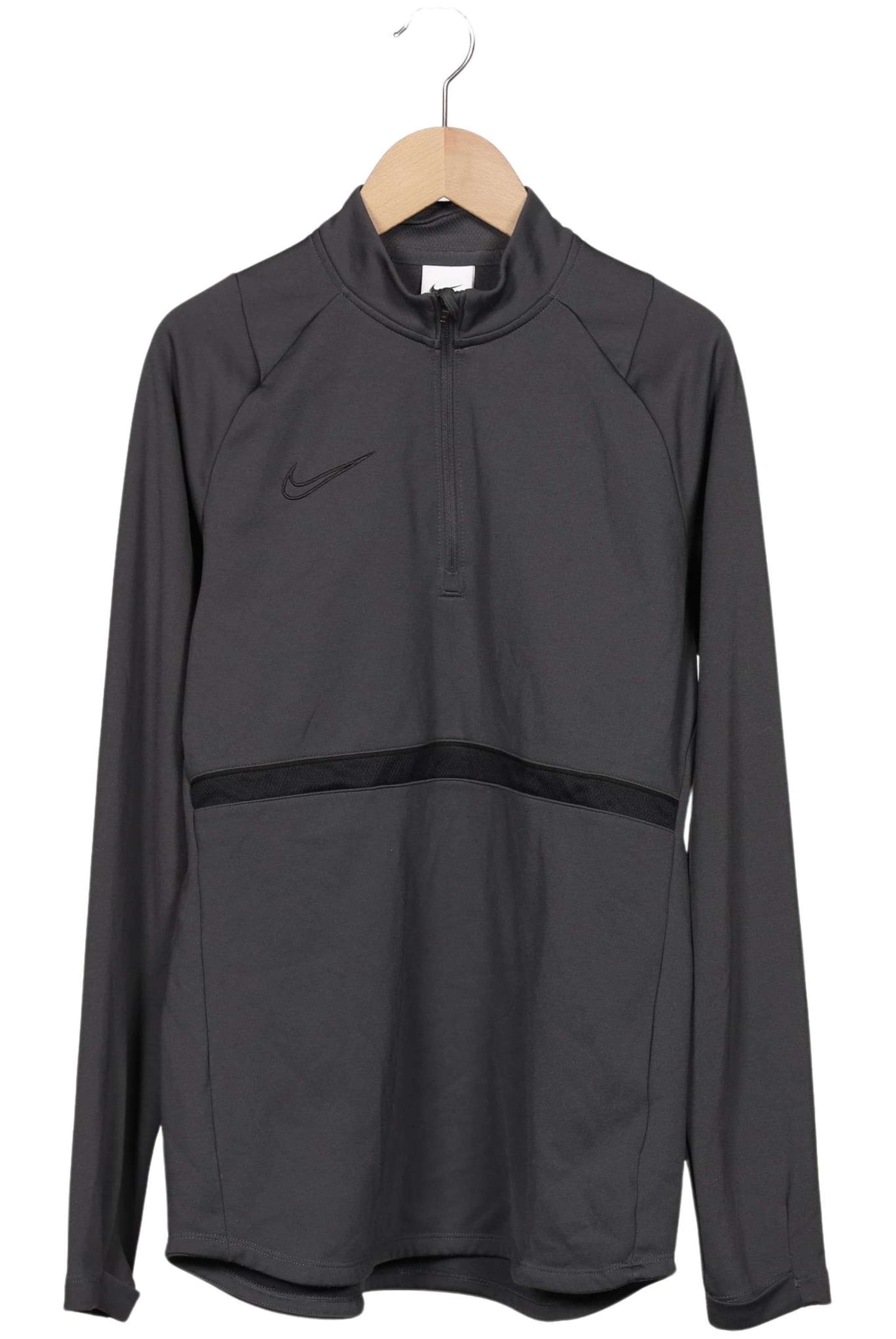 NIKE Sweatshirt & Zip-Up Hoodie in M in Grey: front