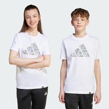 T-Shirt fonctionnel ADIDAS SPORTSWEAR en blanc : devant