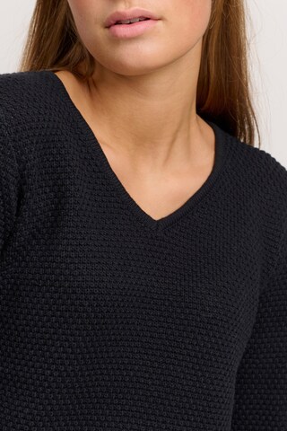 Oxmo Strickpullover 'HANNA' in Schwarz