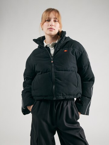 ELLESSE Зимняя куртка 'Ksamil' в Черный: спереди