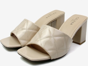 Celena Mules 'Cacie' in Beige