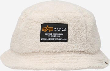 ALPHA INDUSTRIES Hat in White