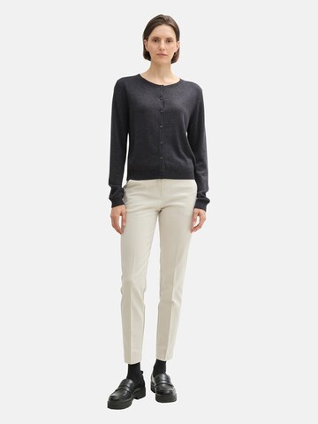 TOM TAILOR Strickjacke in Grau