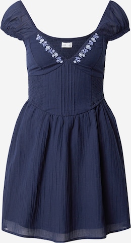 HOLLISTER Mekko värissä sininen: etupuoli